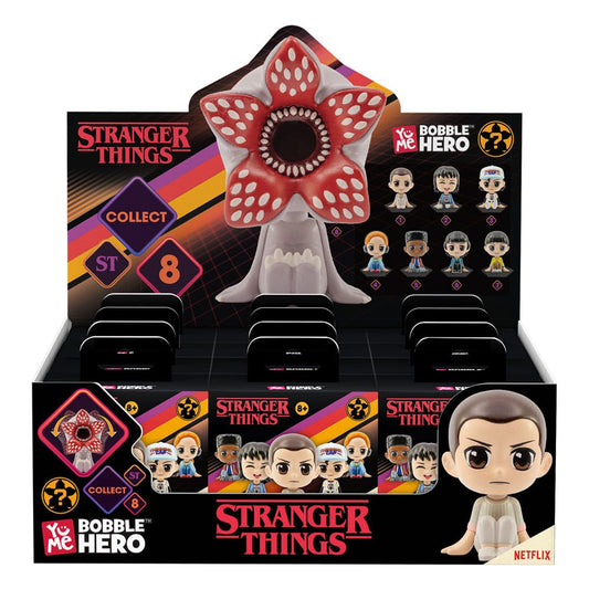 Stranger Things Bobble Hero Wackelkopf-Figuren 6 cm Display (12)       - Preorder - ETA: 31.10.2025