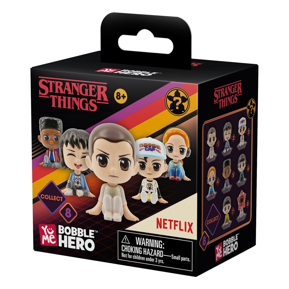 Stranger Things Bobble Hero Wackelkopf-Figuren 6 cm Display (12)       - Preorder - ETA: 31.10.2025