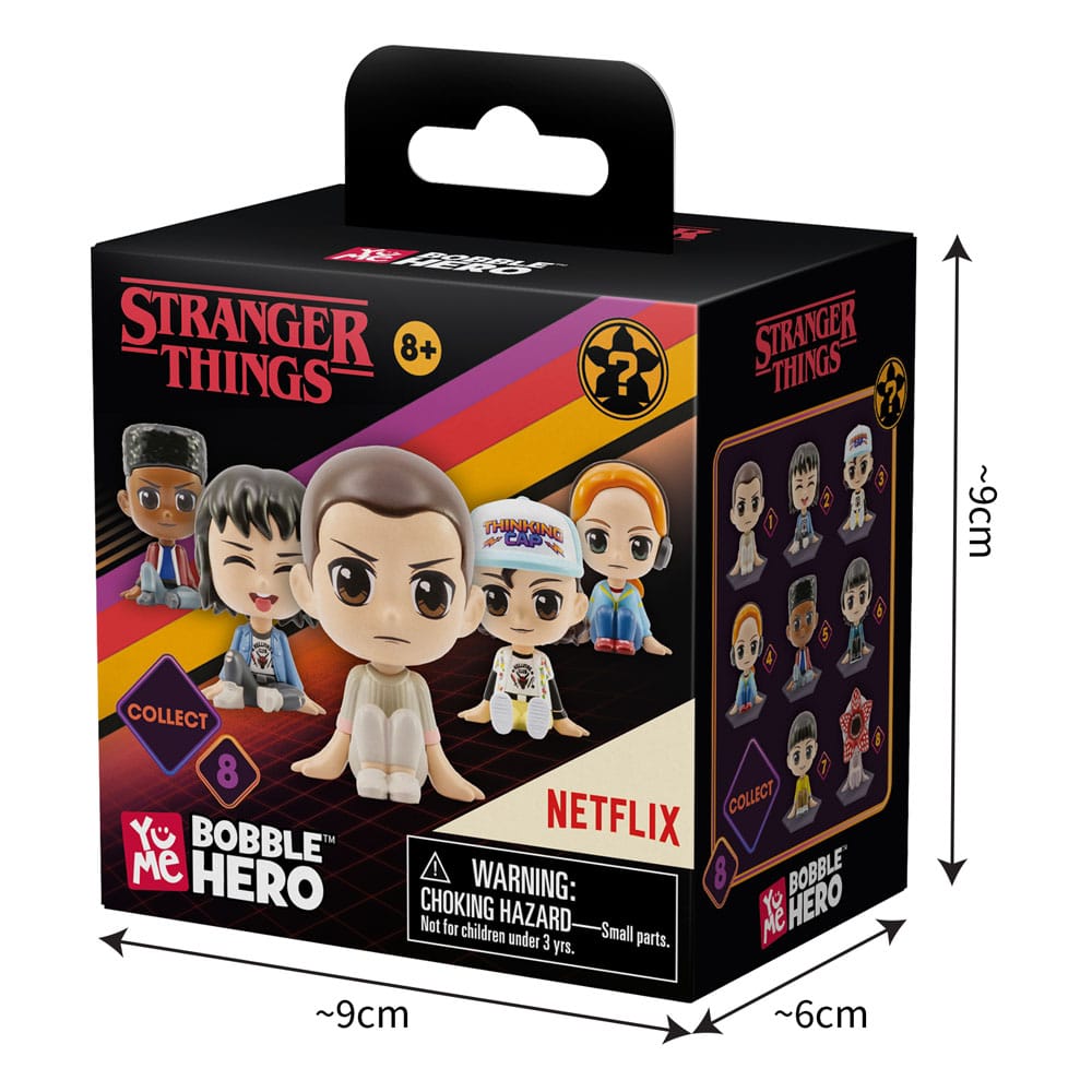 Stranger Things Bobble Hero Wackelkopf-Figuren 6 cm Display (12)       - Preorder - ETA: 31.10.2025