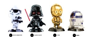 Star Wars Cosbaby Minifiguren 8 cm Display (4)               - Preorder - ETA: 25.04.2026