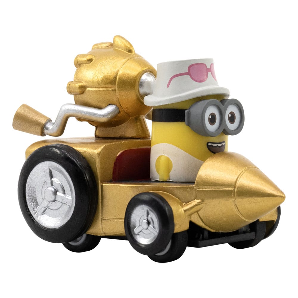 Minions Zoom Hero Rückzug-Fahrzeuge mit Figuren Blind Box Display (12)      - Preorder - ETA: 25.04.2026
