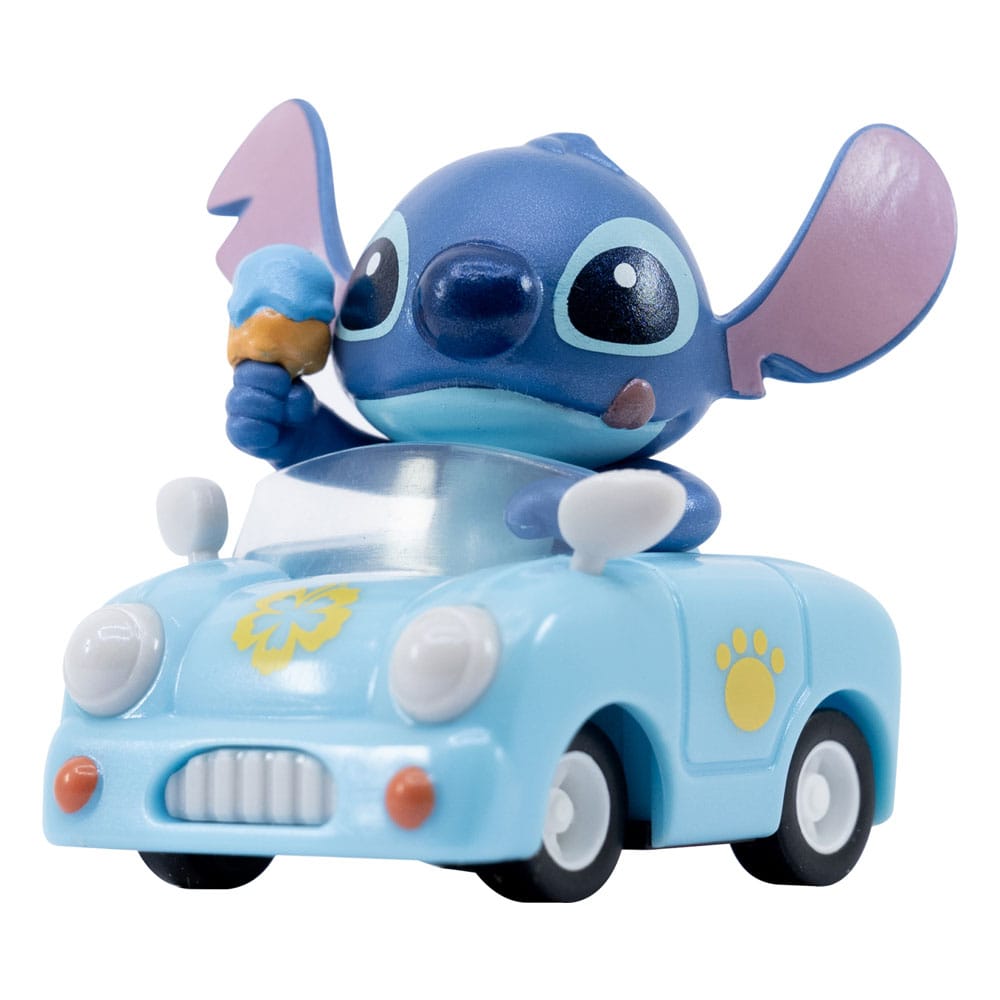 Lilo & Stitch Zoom Hero Rückzug-Fahrzeuge mit Figuren Stitch (Blind Box Ver.) Display (12)   - Preorder - ETA: 19.09.2026
