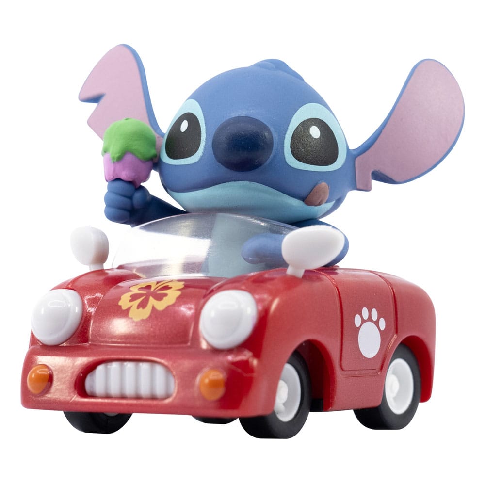 Lilo & Stitch Zoom Hero Rückzug-Fahrzeuge mit Figuren Stitch (Blind Box Ver.) Display (12)   - Preorder - ETA: 19.09.2026