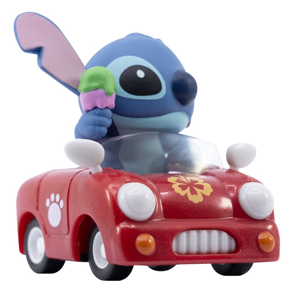 Lilo & Stitch Zoom Hero Rückzug-Fahrzeuge mit Figuren Stitch (Blind Box Ver.) Display (12)   - Preorder - ETA: 19.09.2026