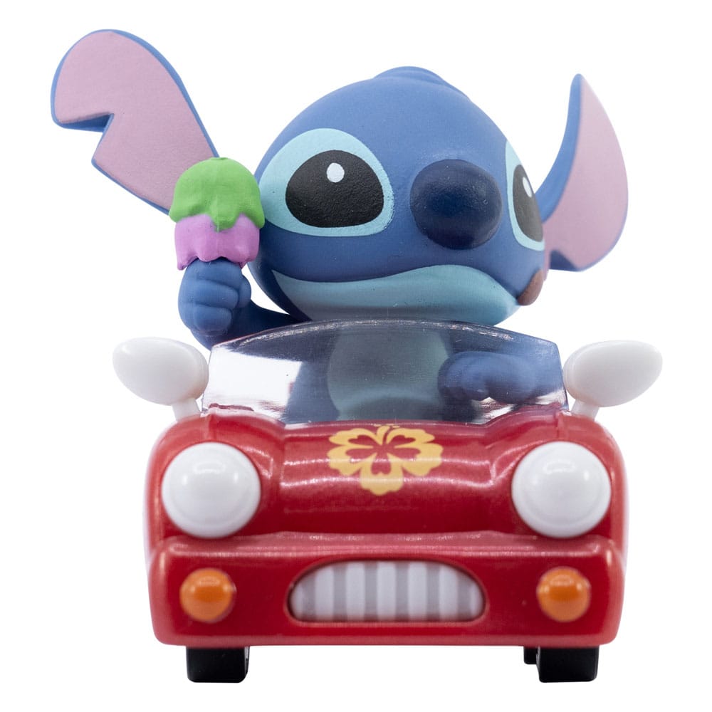 Lilo & Stitch Zoom Hero Rückzug-Fahrzeuge mit Figuren Stitch (Blind Box Ver.) Display (12)   - Preorder - ETA: 19.09.2026