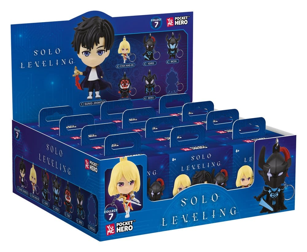 Solo Leveling Pocket Hero Schlüsselanhänger Series 1 Blind Box Display (12) - Preorder - ETA: 25.03.2027