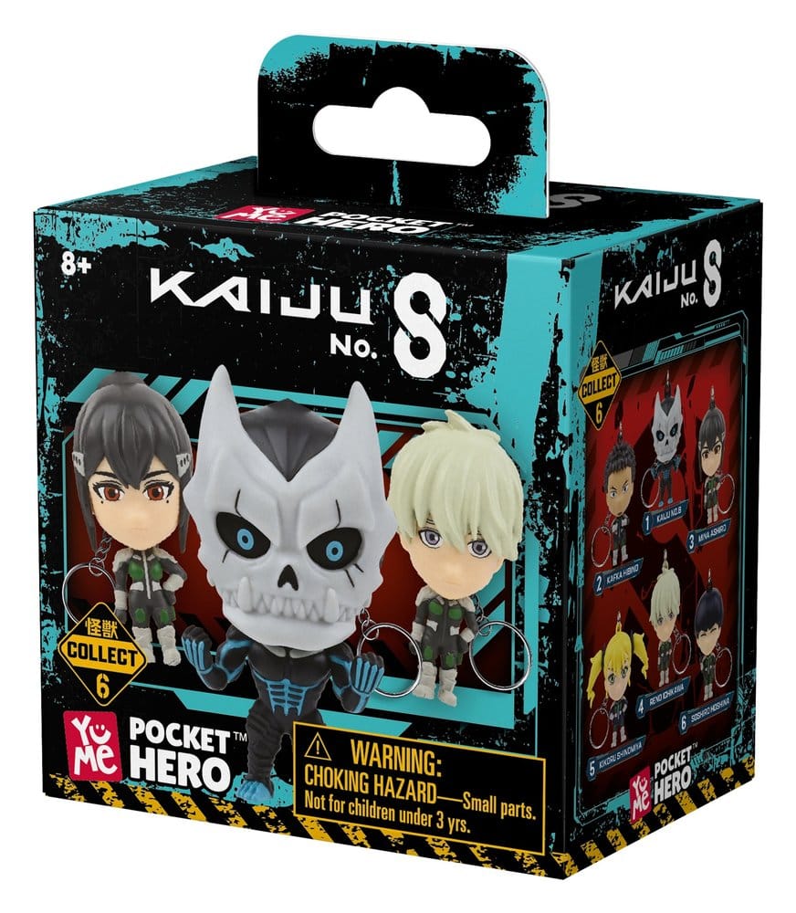 Kaiju No. 8 Pocket Hero Schlüsselanhänger Series 1 Blind Box Display (12) - Preorder - ETA: 25.03.2027