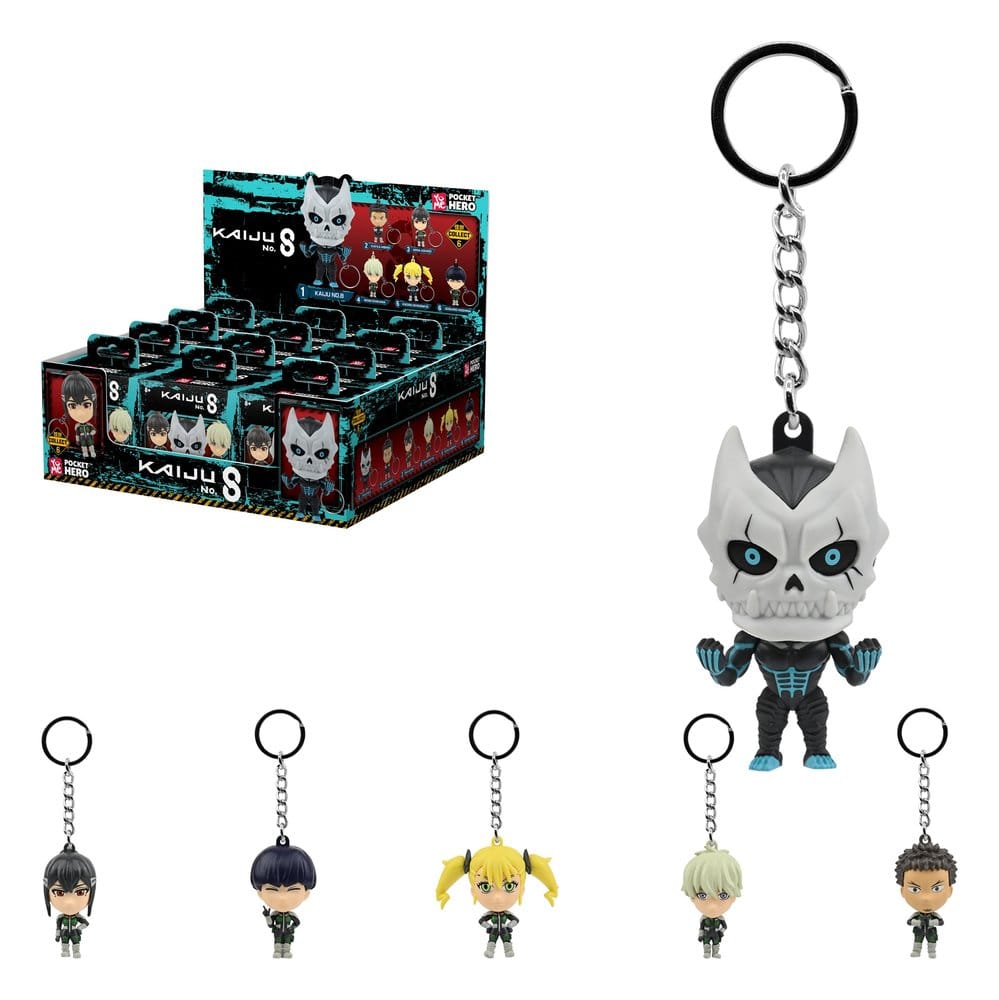 Kaiju No. 8 Pocket Hero Schlüsselanhänger Series 1 Blind Box Display (12) - Preorder - ETA: 25.03.2027