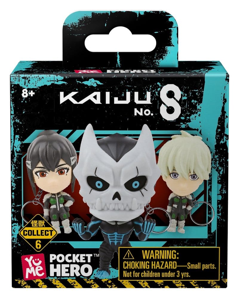 Kaiju No. 8 Pocket Hero Schlüsselanhänger Series 1 Blind Box Display (12) - Preorder - ETA: 25.03.2027