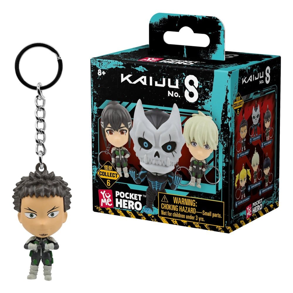 Kaiju No. 8 Pocket Hero Schlüsselanhänger Series 1 Blind Box Display (12) - Preorder - ETA: 25.03.2027