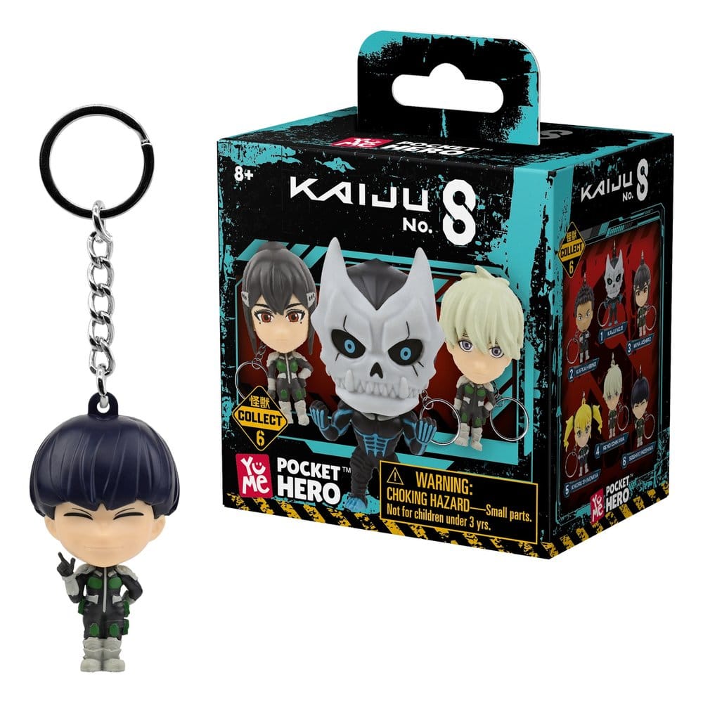 Kaiju No. 8 Pocket Hero Schlüsselanhänger Series 1 Blind Box Display (12) - Preorder - ETA: 25.03.2027