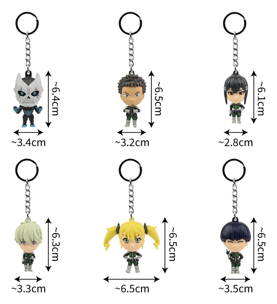 Kaiju No. 8 Pocket Hero Schlüsselanhänger Series 1 Blind Box Display (12) - Preorder - ETA: 25.03.2027